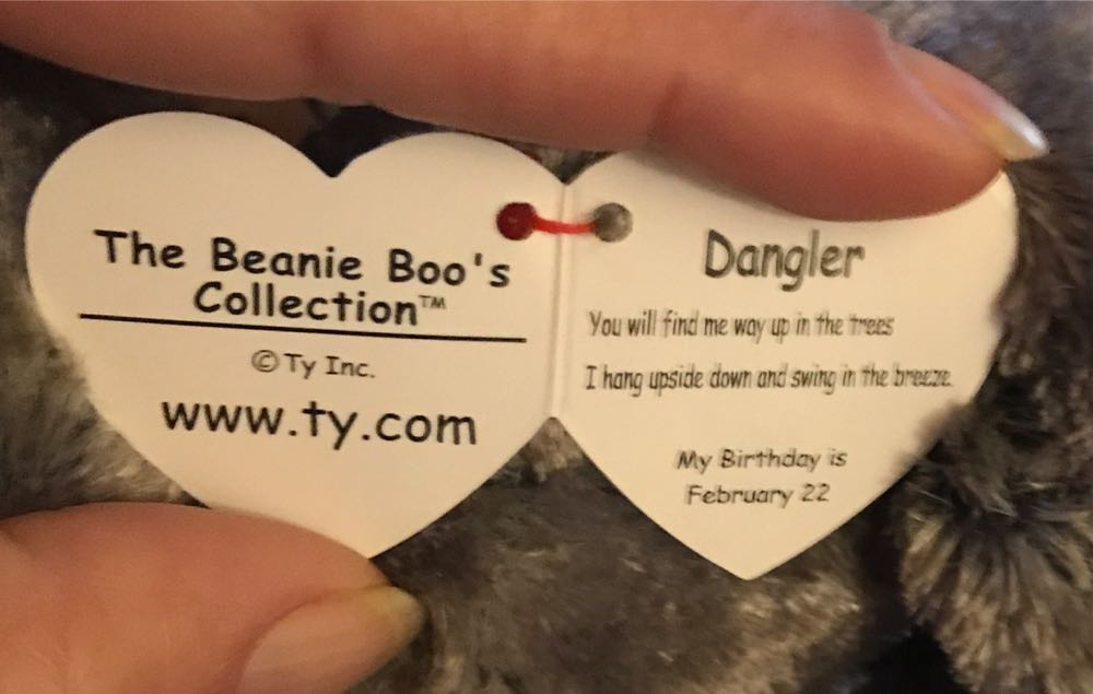 Dangler the Sloth - Beanie Boos  (Canada) plush collectible [Barcode 008421362158] - Main Image 2
