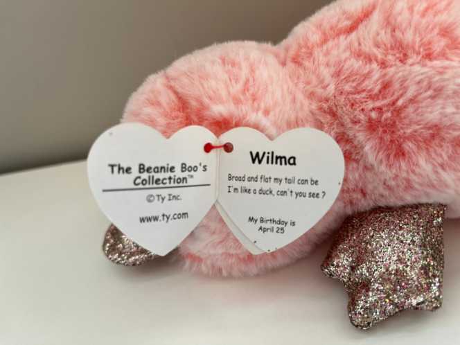 Wilma The Platypus - Beanie Boo  (Canada) plush collectible [Barcode 008421362172] - Main Image 2