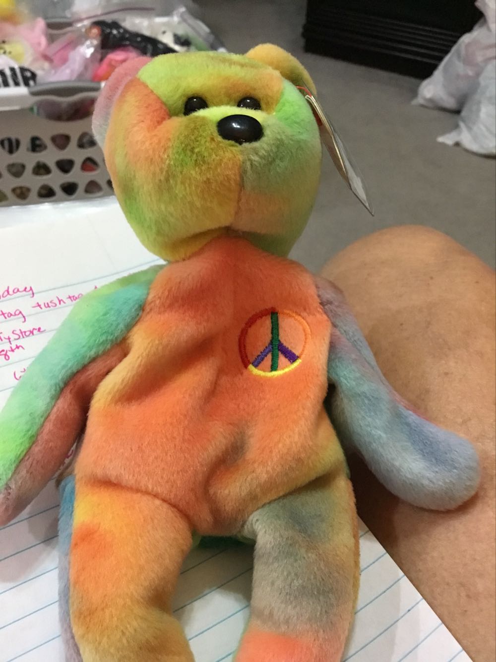 Peace The Bear 🐻 #5.    L  plush collectible [Barcode 008421040537] - Main Image 2