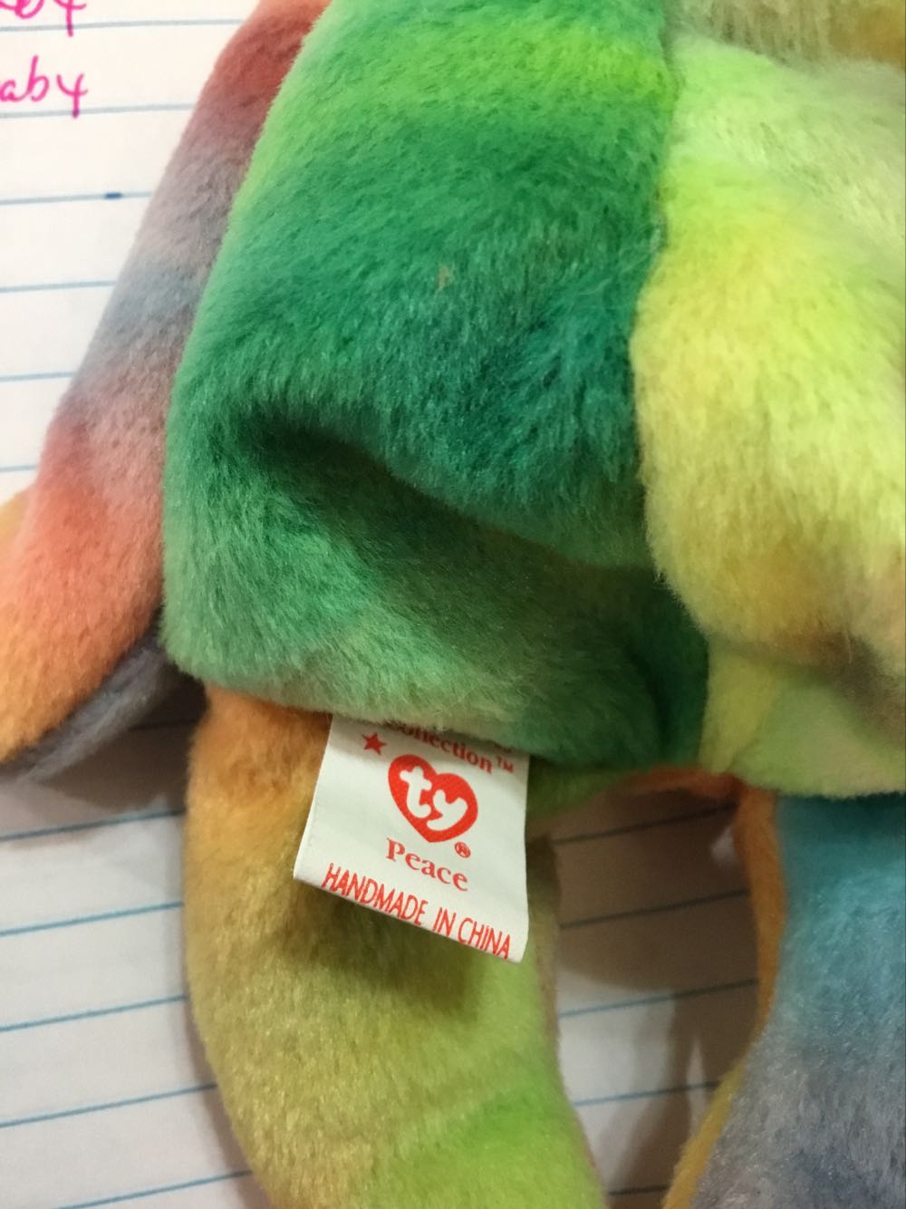 Peace The Bear 🐻 #5.    L  plush collectible [Barcode 008421040537] - Main Image 3