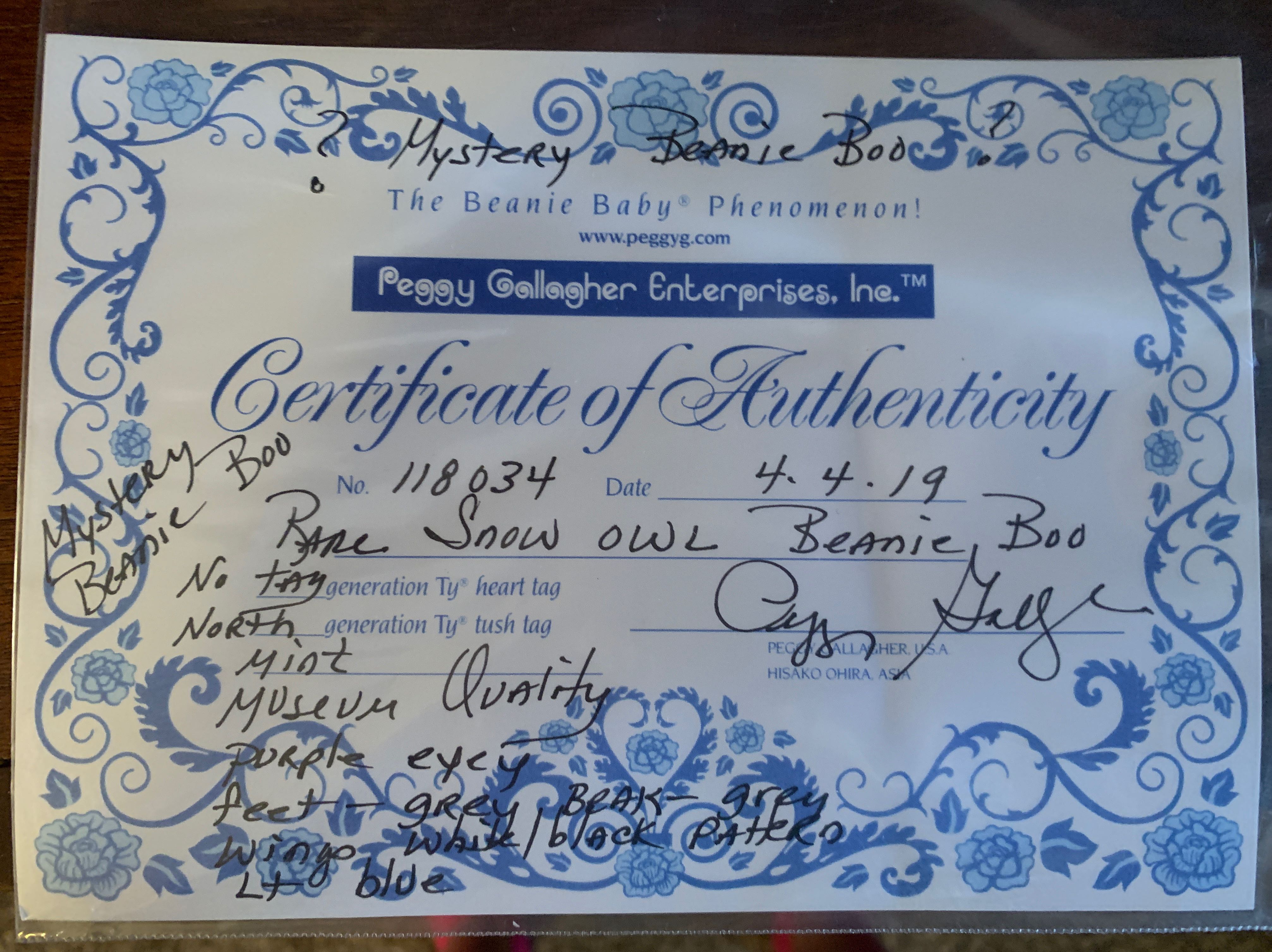 Spells With A North Tush Tag  (United States) plush collectible - Main Image 4