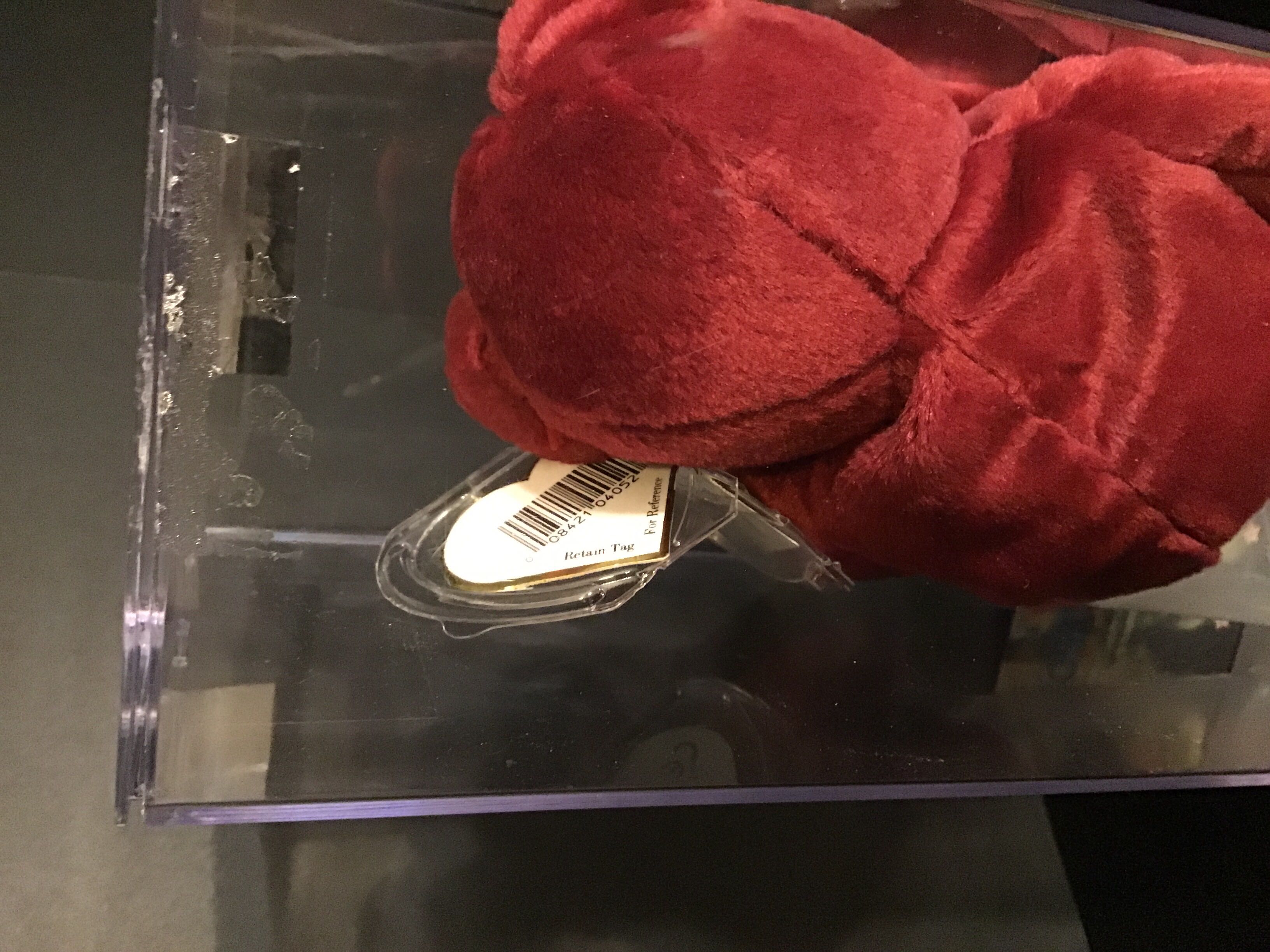 Teddy The Cranberry Bear, Old Face  (United States) plush collectible - Main Image 3