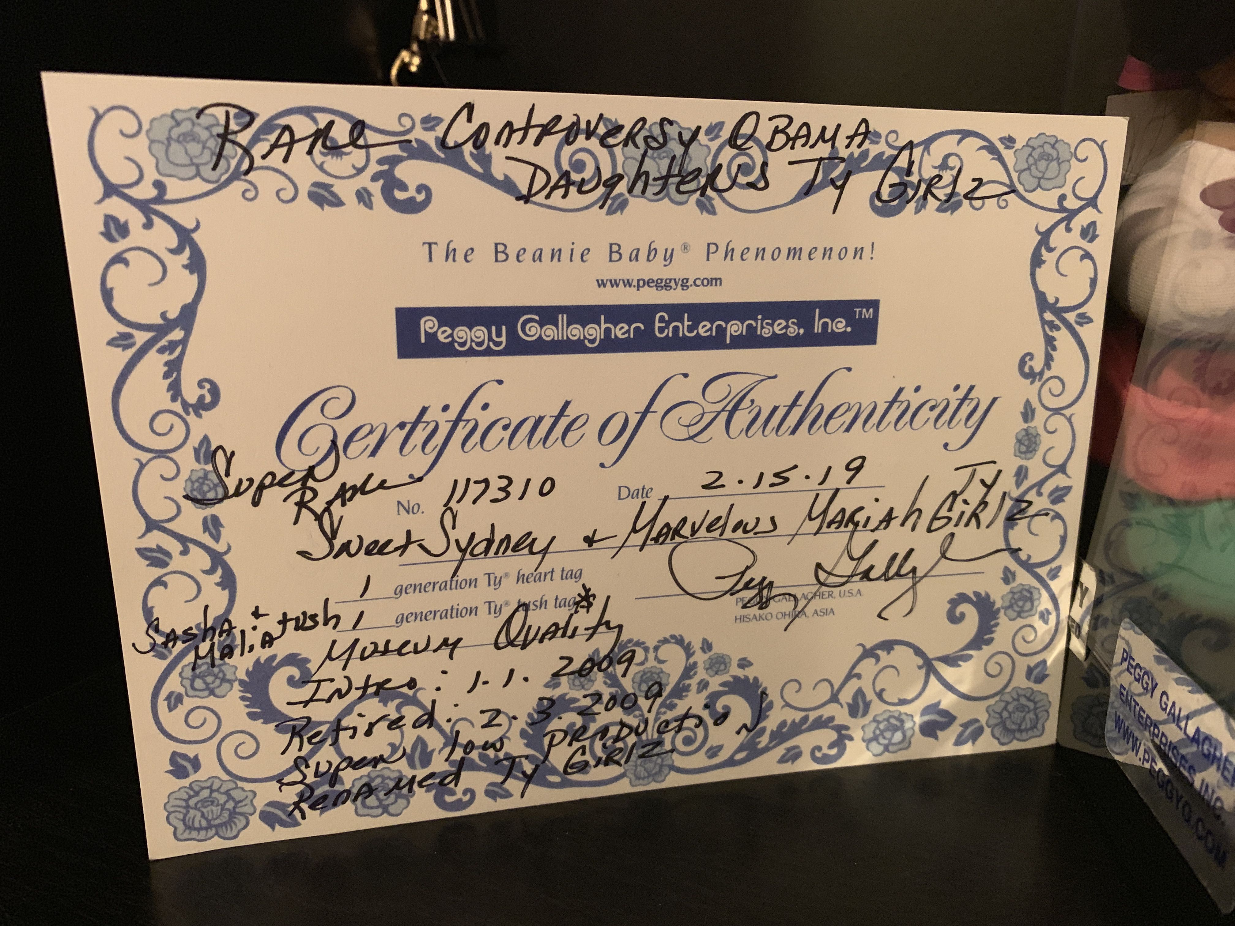 Sweet Sydney And Marvelous Mariah Ty Girlz Obama Girlz  (United States) plush collectible - Main Image 2