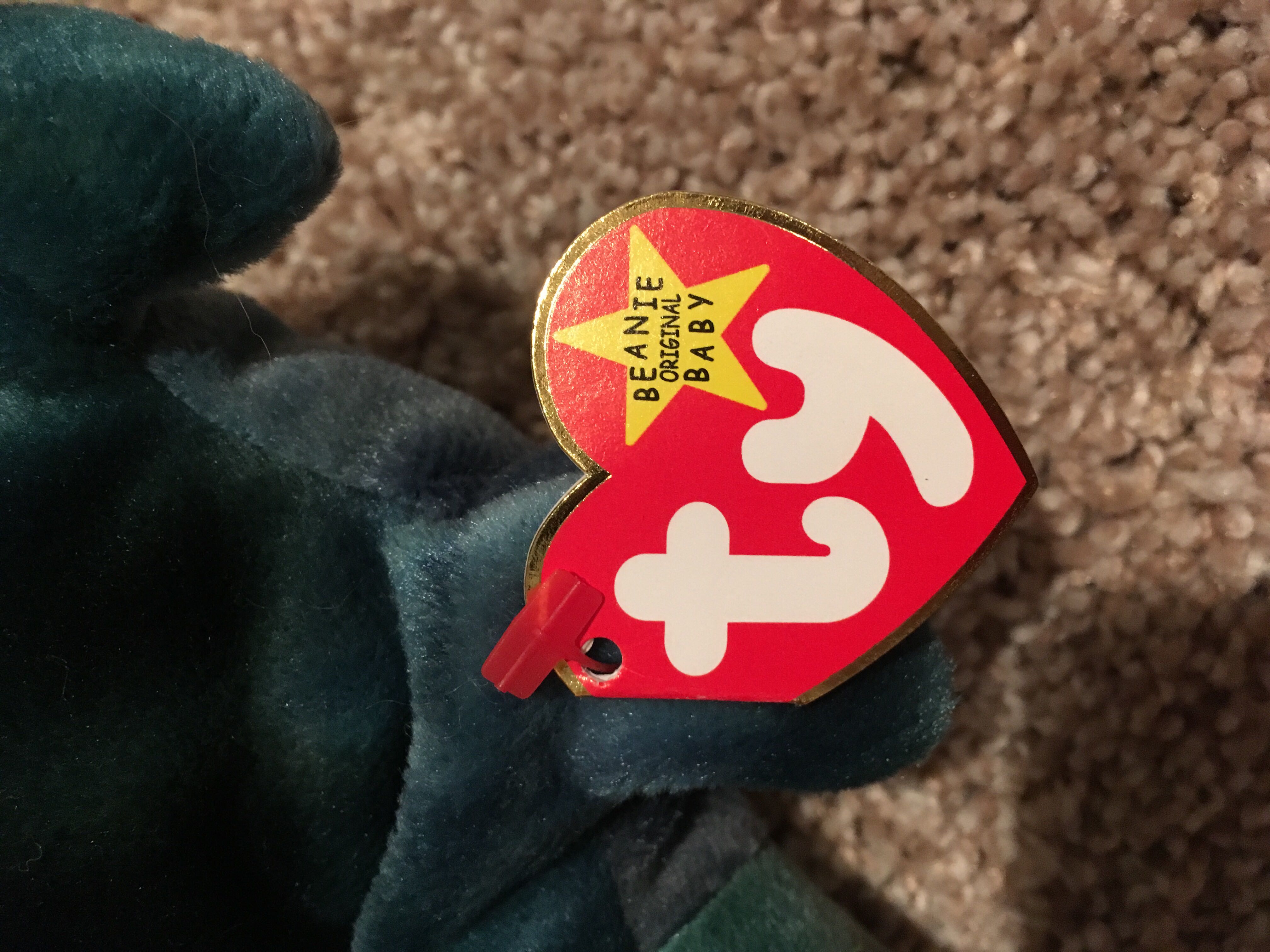 Rainbow the Chameleon (Blue)  (United States) plush collectible [Barcode 008421040377] - Main Image 2