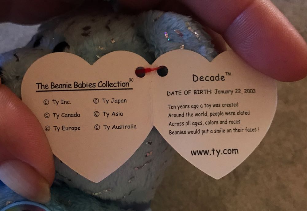 Decade The Bear (Brown)  (United States) plush collectible [Barcode 008421045853] - Main Image 2