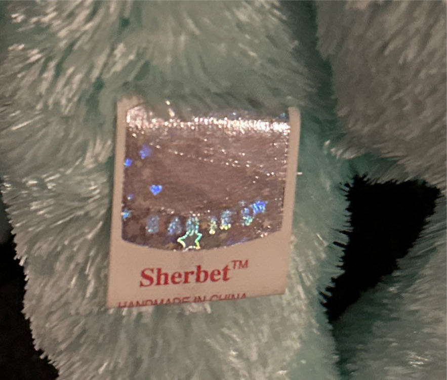 Sherbet The Bear - Mint  (United States) plush collectible [Barcode 008421045600] - Main Image 3