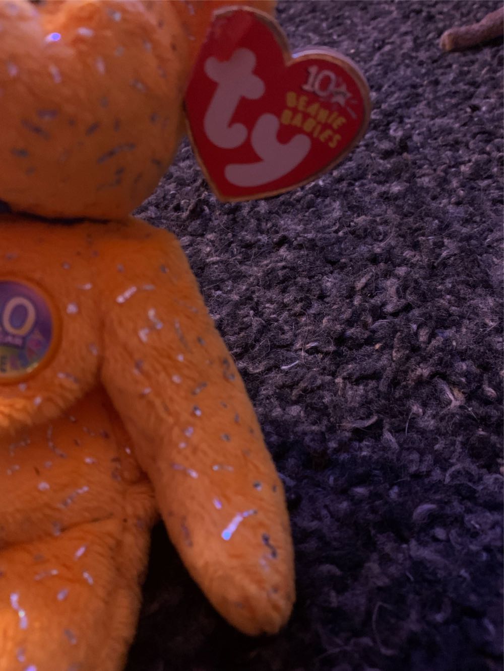 Decade The Bear (Orange)  (United States) plush collectible [Barcode 008421045853] - Main Image 3