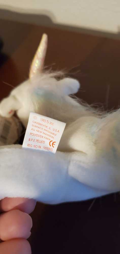 Mystic the Unicorn   (United States) plush collectible [Barcode 008421040070] - Main Image 4