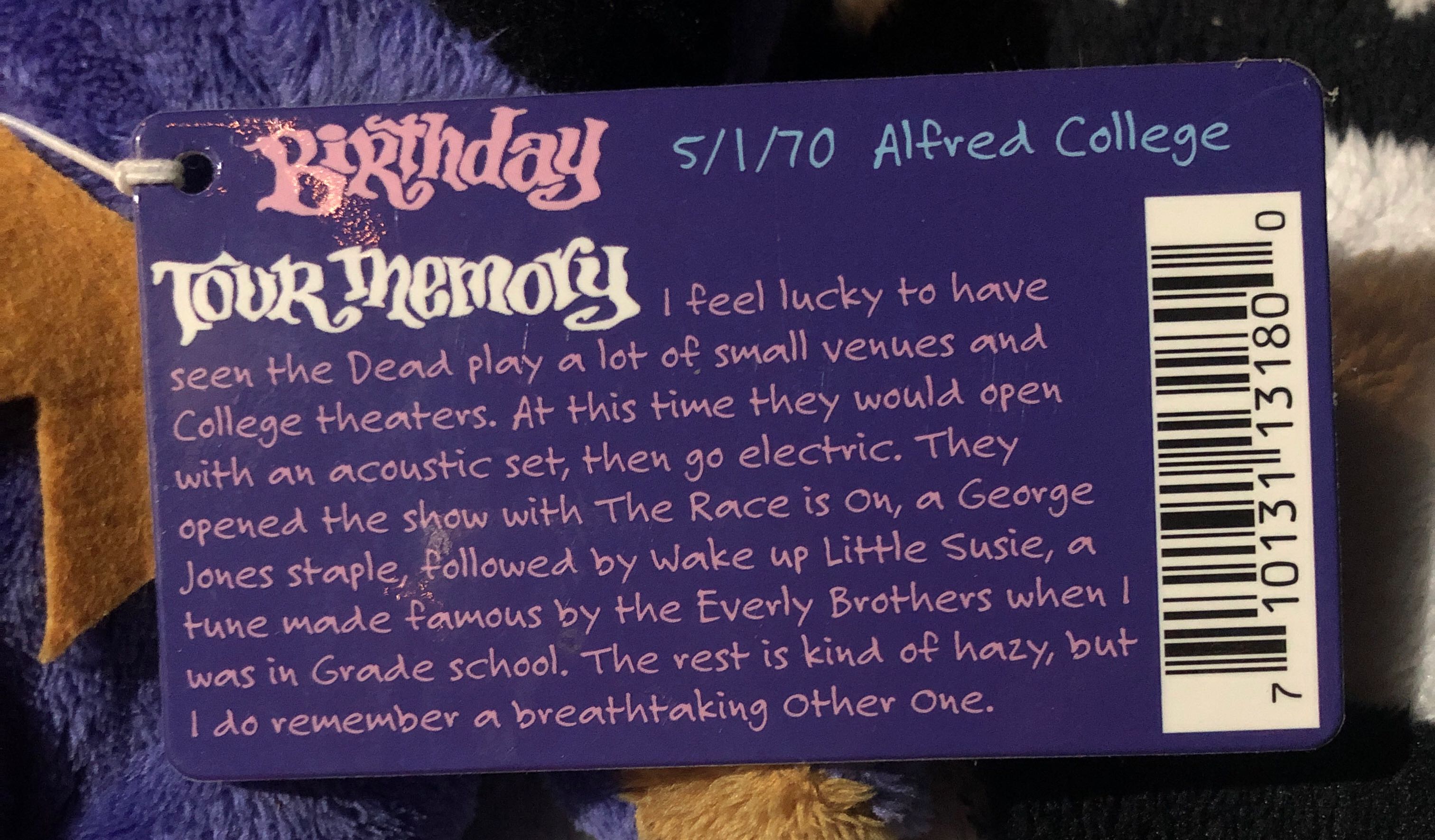 Katie Mae (4/3/70) *SEE DESCRIPTION*  plush collectible [Barcode 710131131800] - Main Image 3