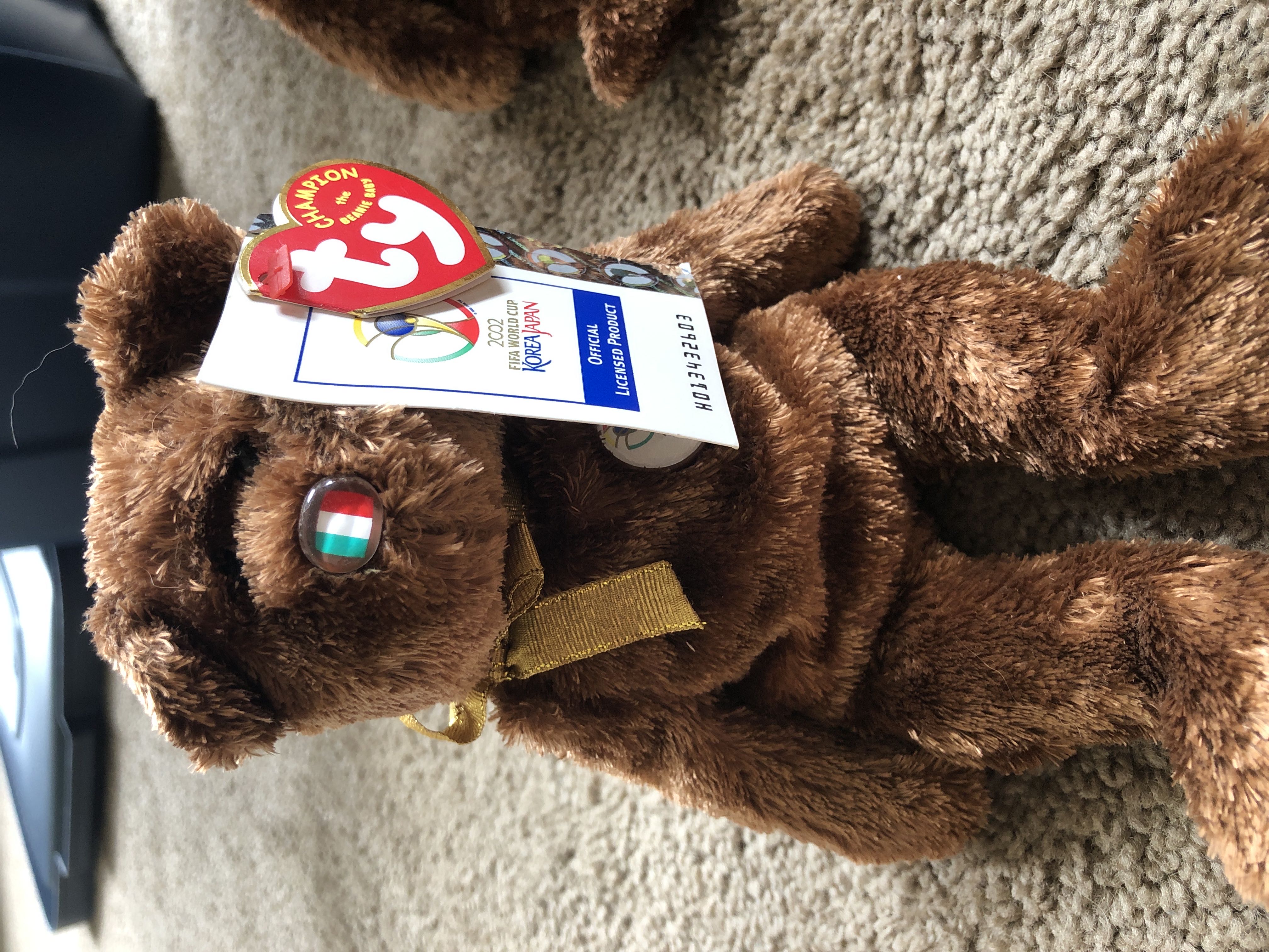 Champion FIFA The Bear (Italy)  (Italy) plush collectible [Barcode 008421044085] - Main Image 2