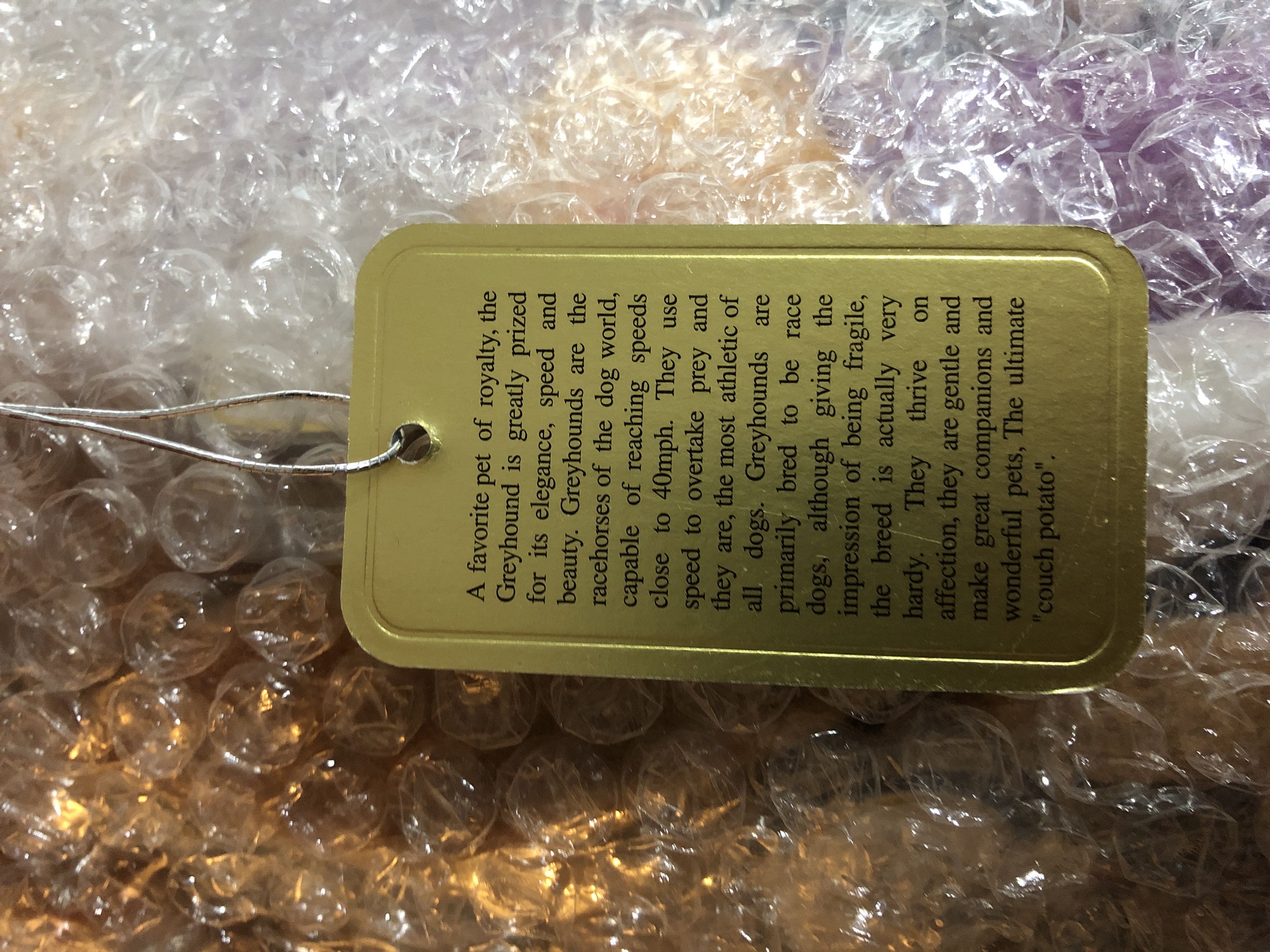 Greyhound  plush collectible - Main Image 3