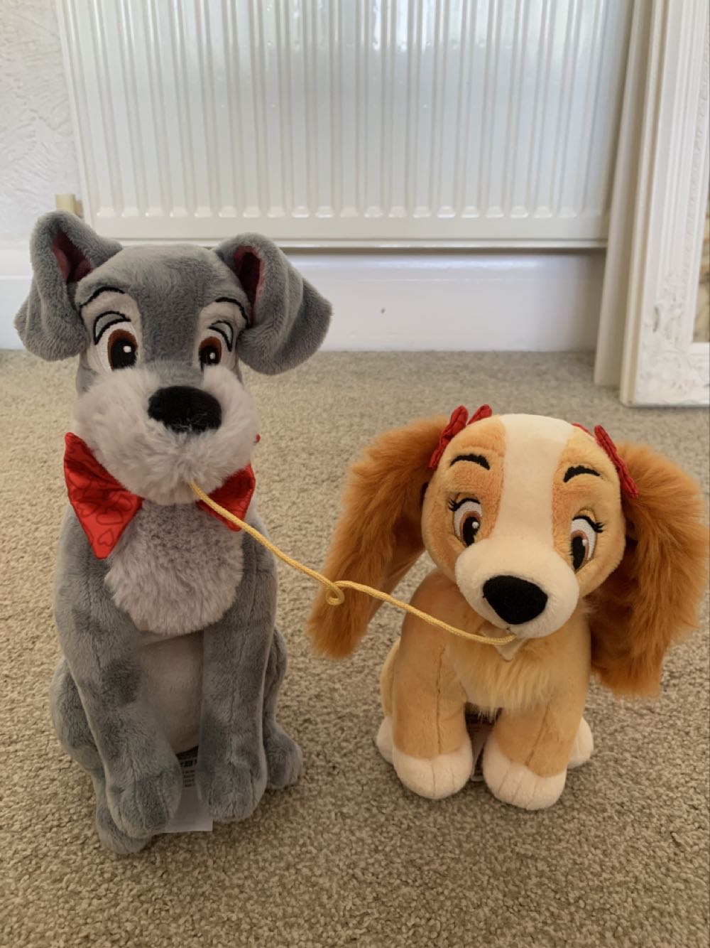 Lady And Tramp Valentines Spaghetti Set  plush collectible - Main Image 2