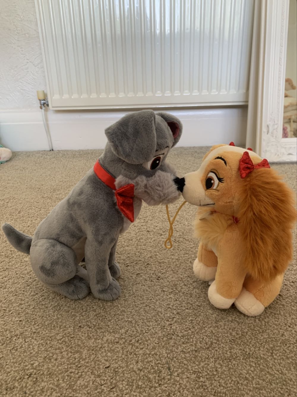 Lady And Tramp Valentines Spaghetti Set  plush collectible - Main Image 3