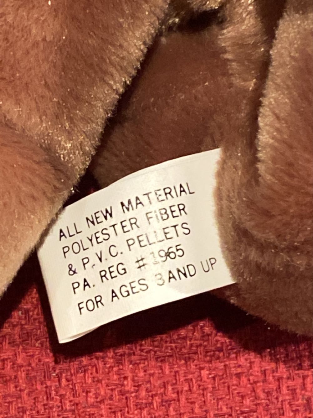 Teddy The Bear (Brown, Old Face)  plush collectible - Main Image 2