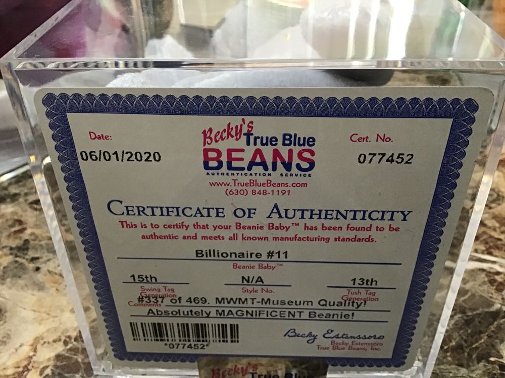 Billionaire The Bear #11  (United States) plush collectible - Main Image 2