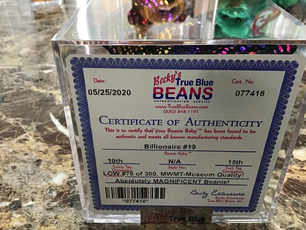 Billionaire The Bear #19  (United States) plush collectible - Main Image 2