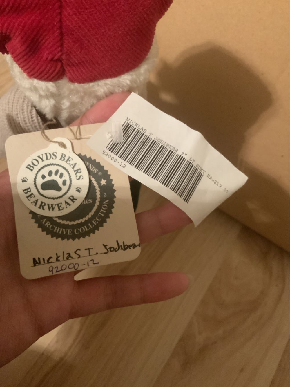 Nicklas T. Jodi Bear  plush collectible - Main Image 2