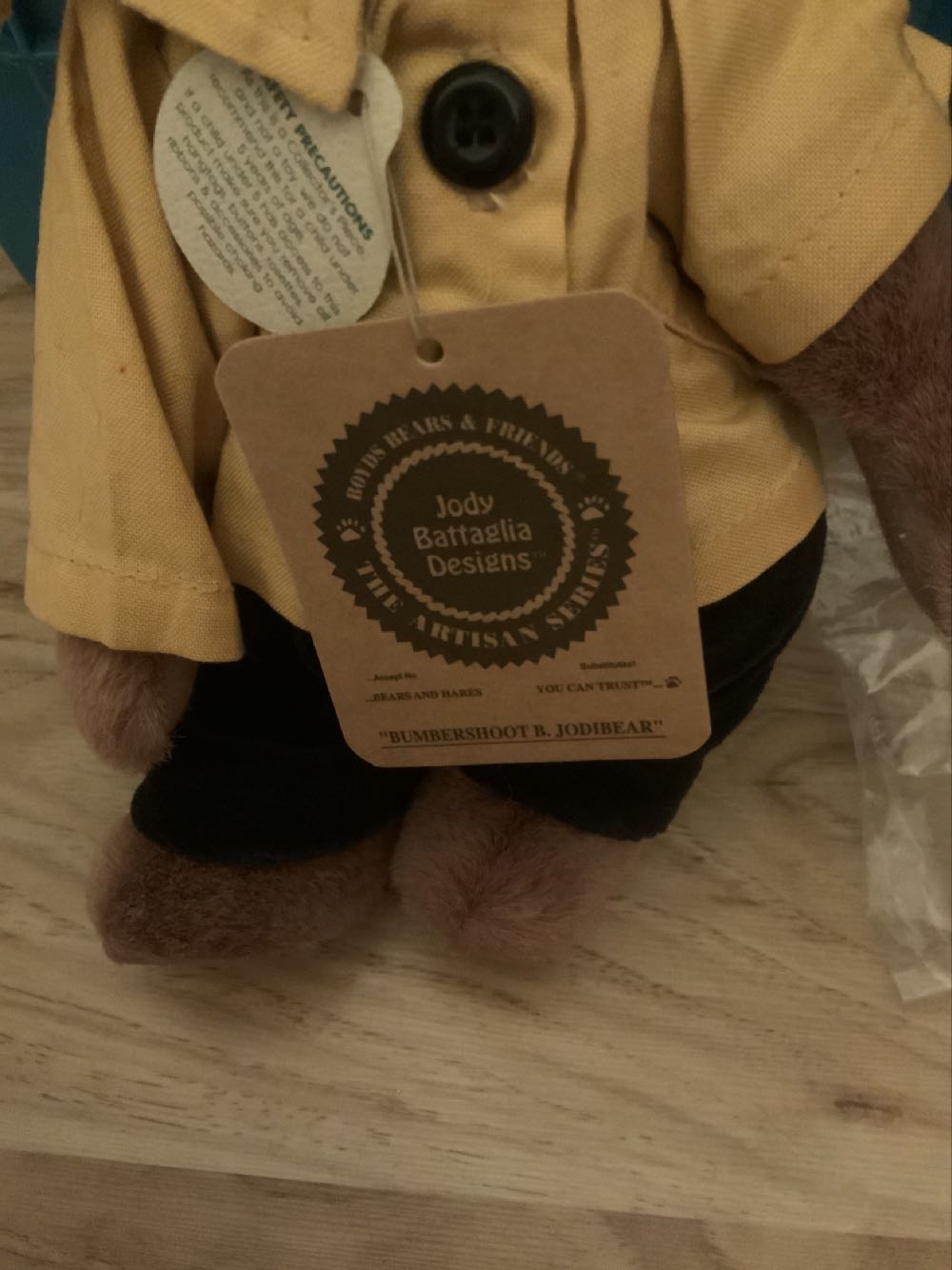 Bumbershoot B. Jodi Bear (medium)  plush collectible - Main Image 2
