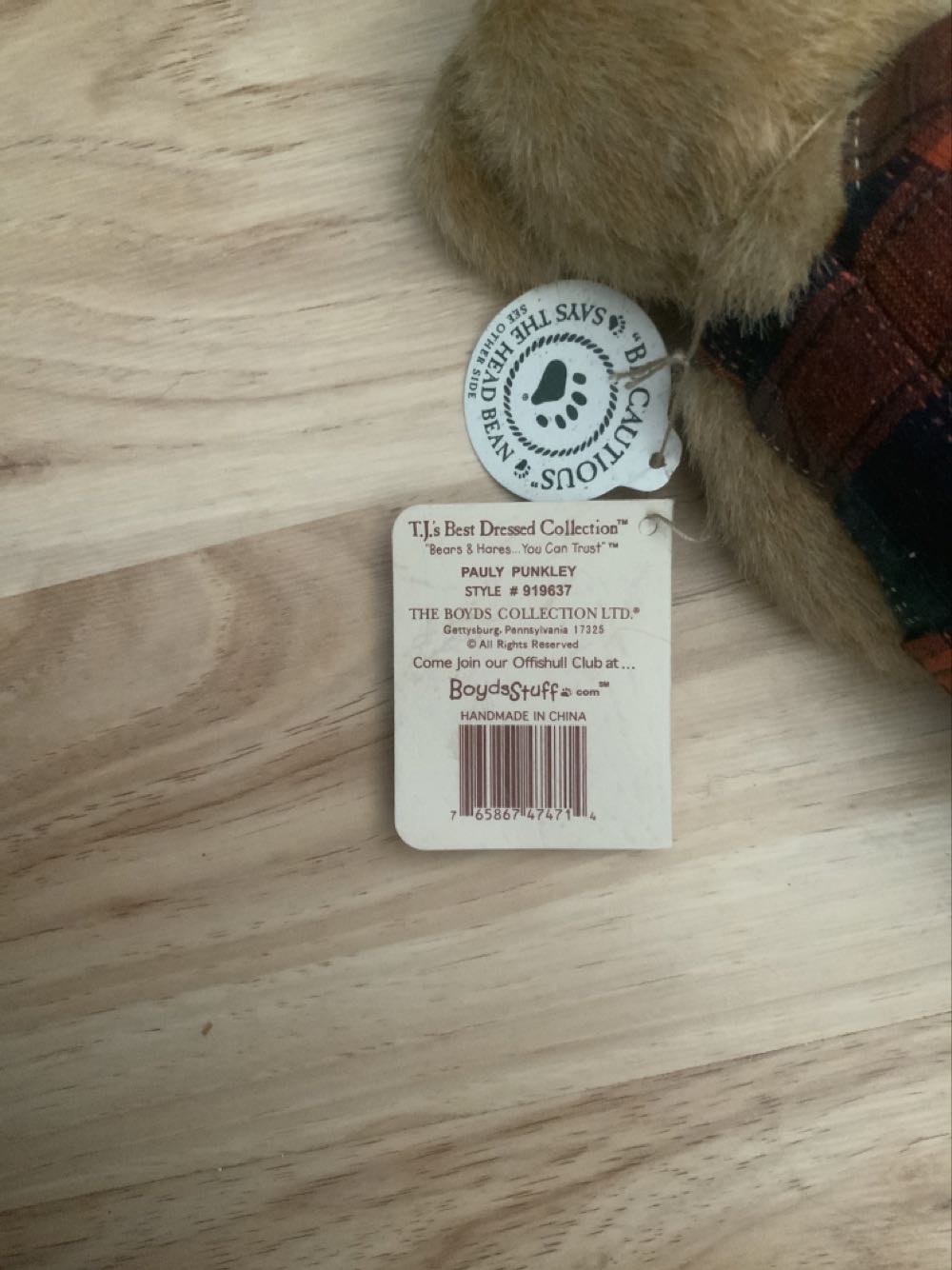 Pauly Punkley  plush collectible - Main Image 2