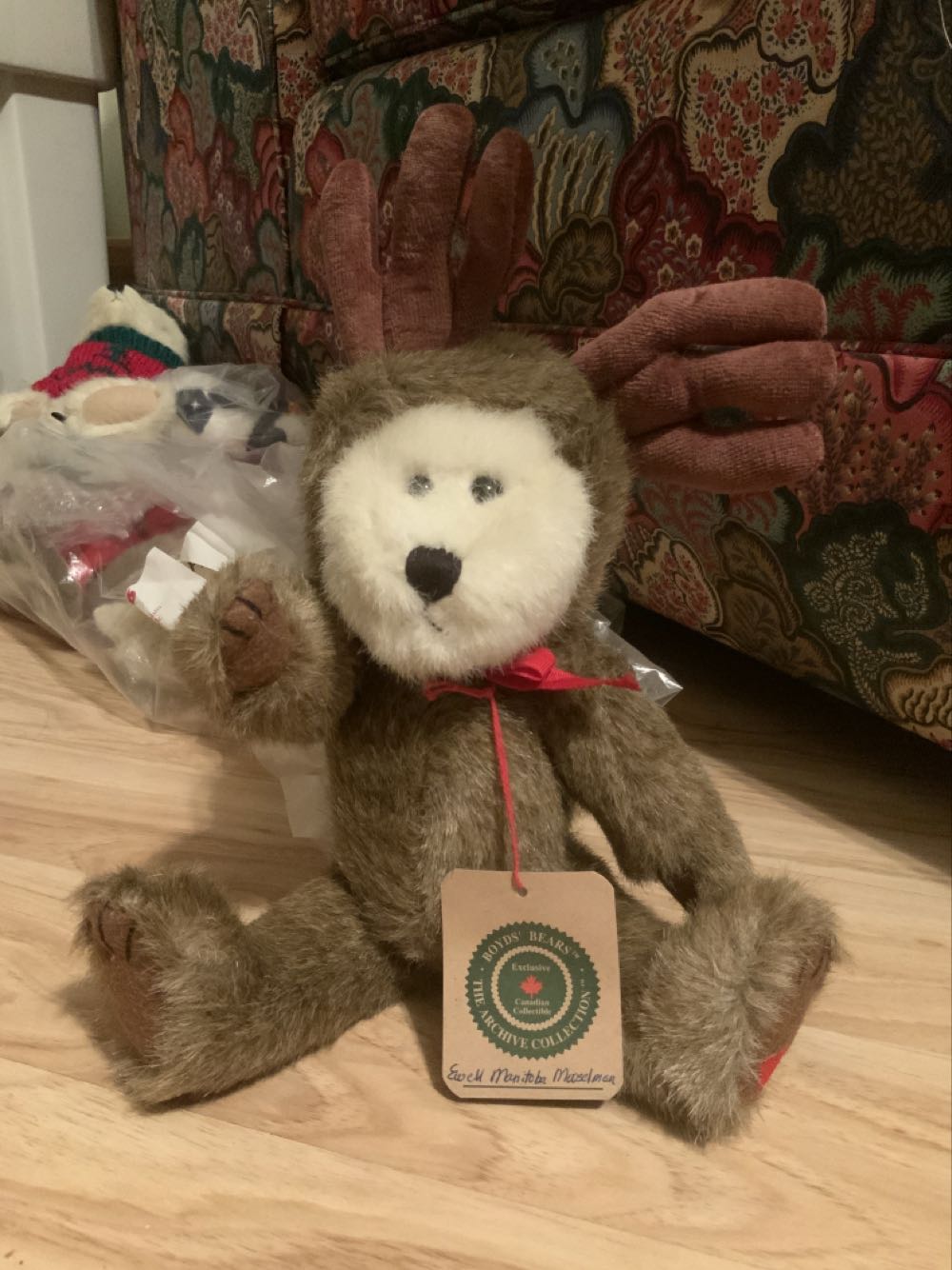 Sam The Bear - White - Patriotic