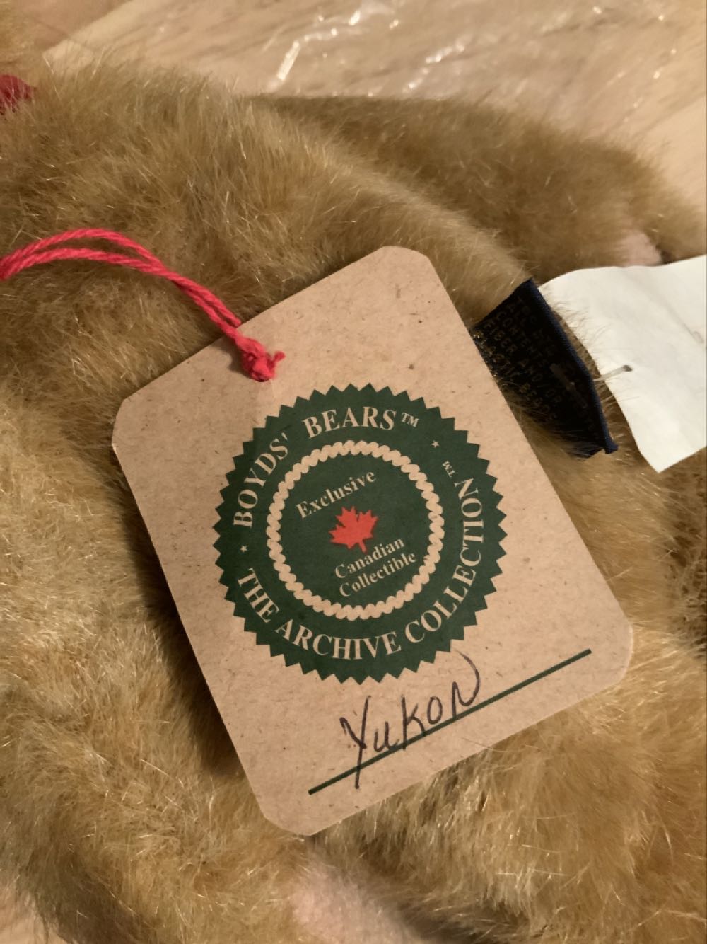 Yukon B. Bear  plush collectible - Main Image 2