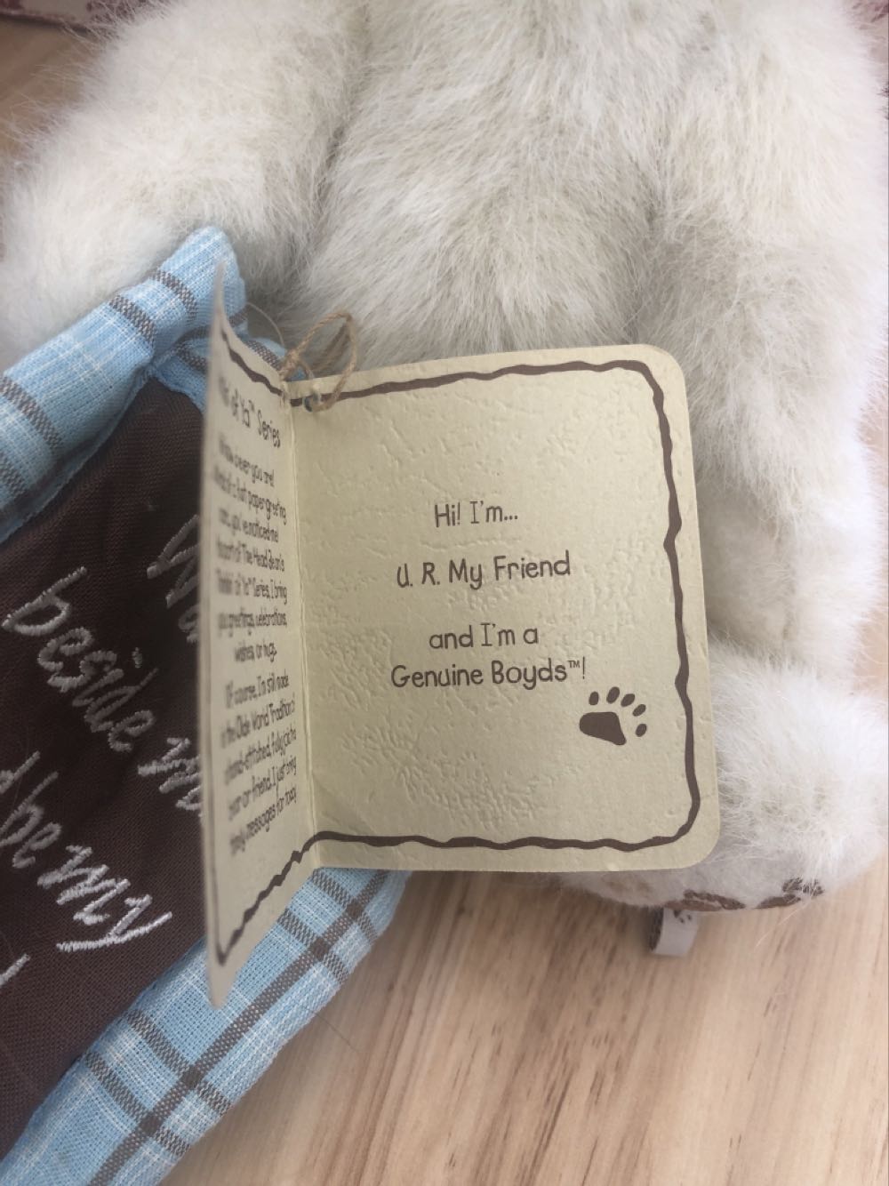 U. R. My Friend  plush collectible - Main Image 2