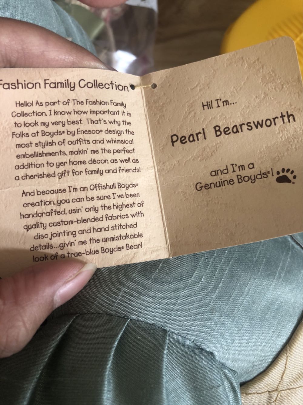 Pearl Bearsworth  plush collectible - Main Image 2