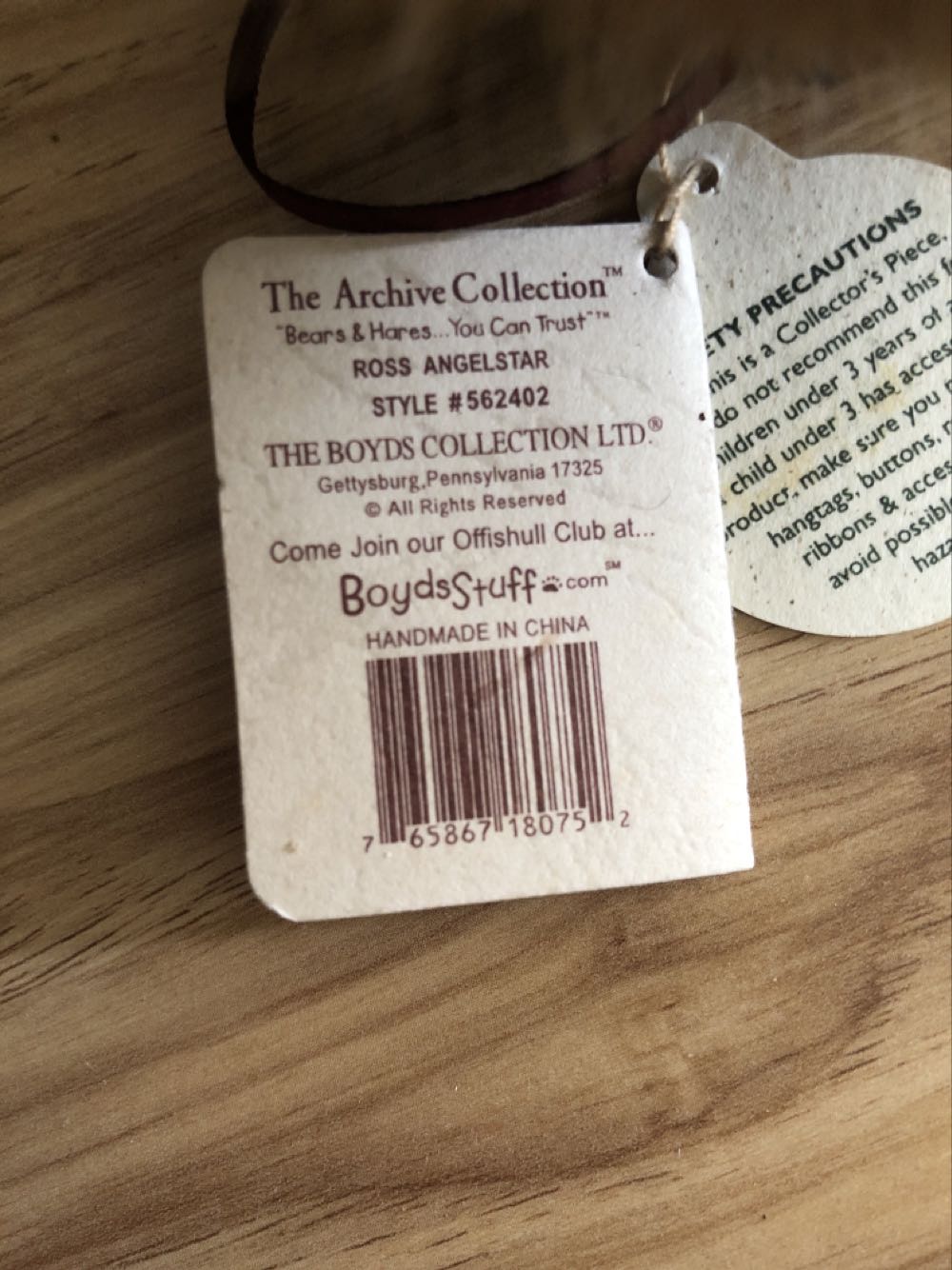 Ross Angelstar  plush collectible - Main Image 2