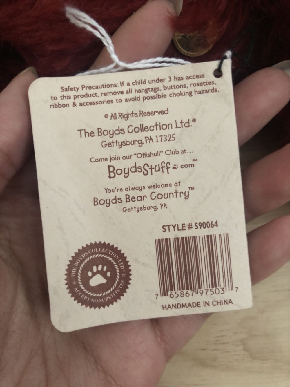 Holly  plush collectible - Main Image 3