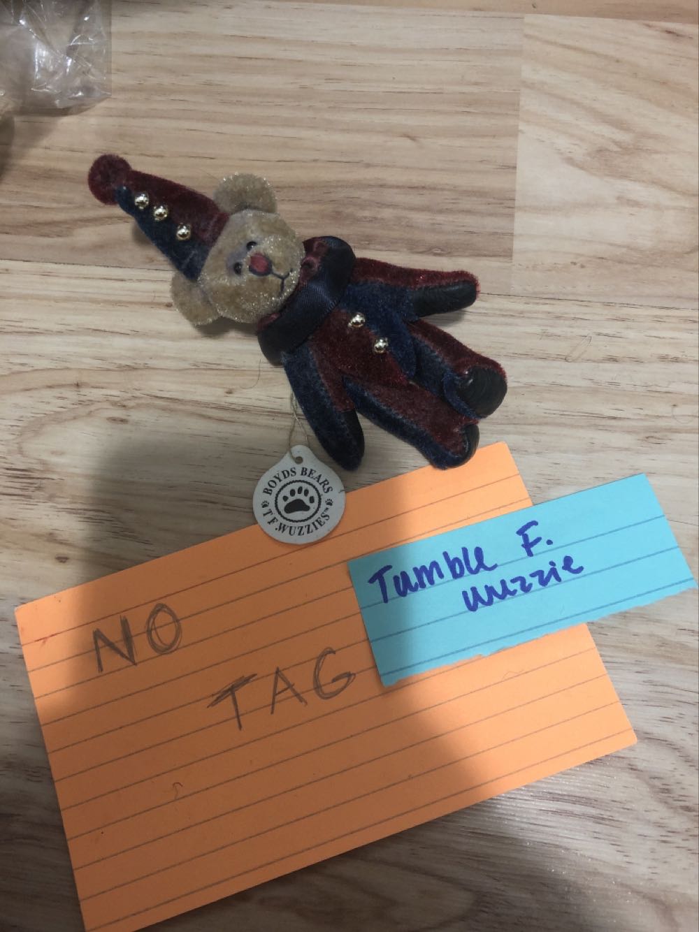 Tumble F. Wuzzie  plush collectible - Main Image 2