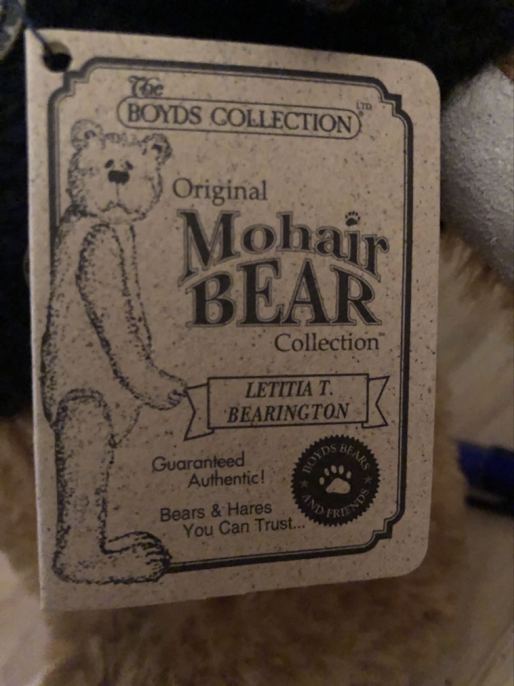 Letitia T. Bearington  plush collectible - Main Image 2