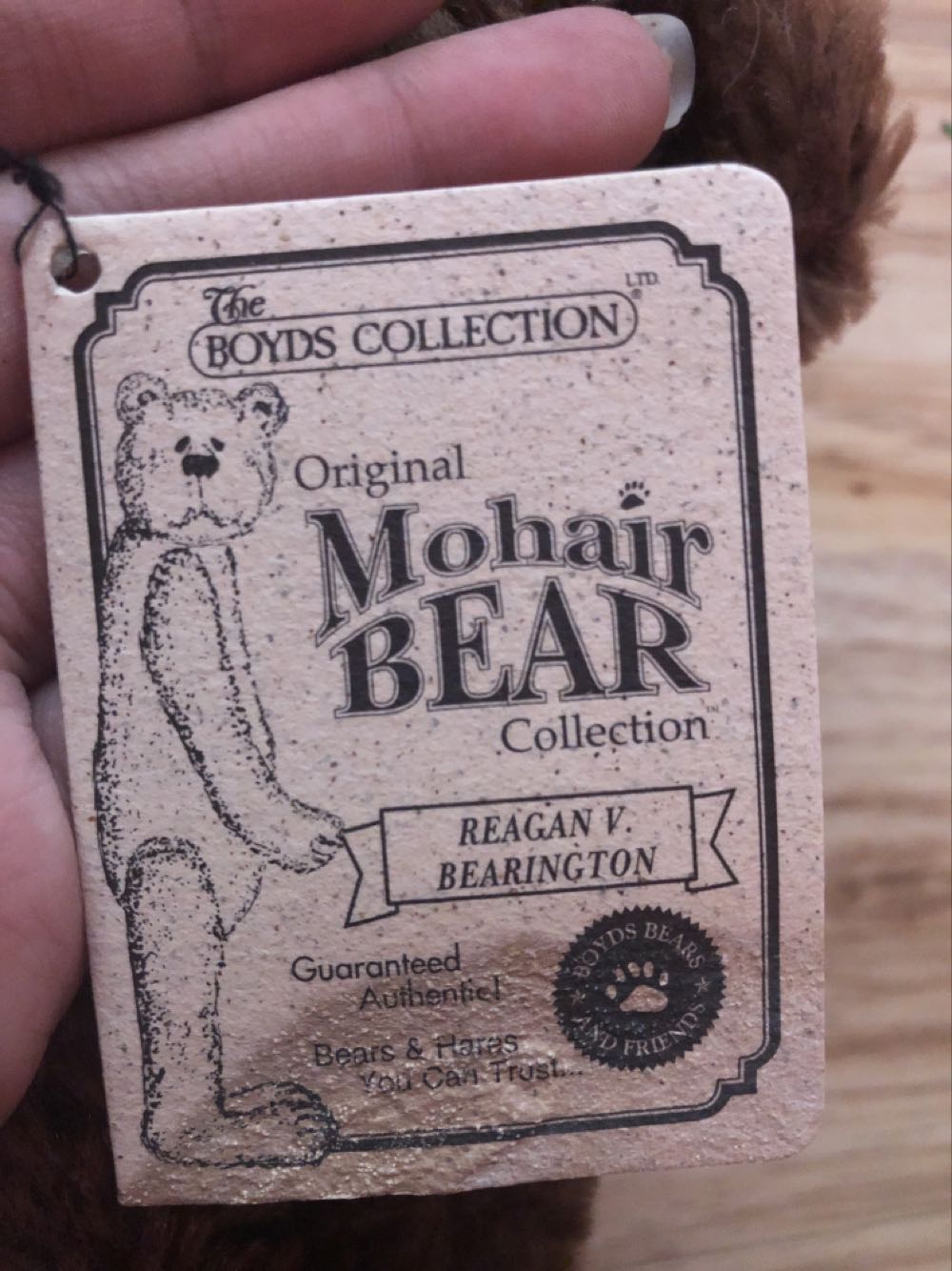 Reagan V. Bearington  plush collectible - Main Image 2