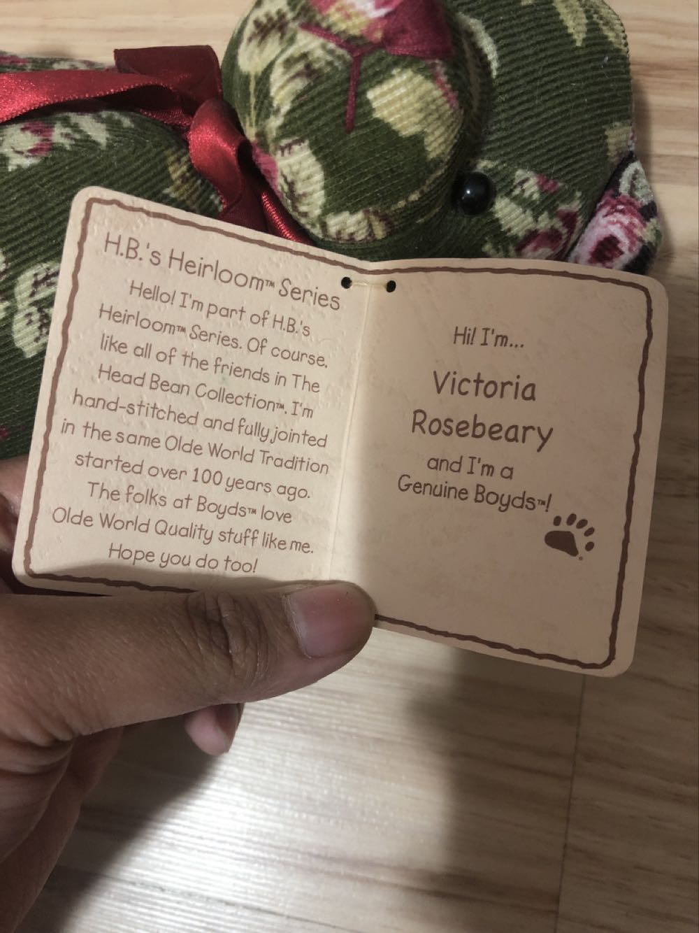 Victoria Rosebeary plush collectible - Main Image 2