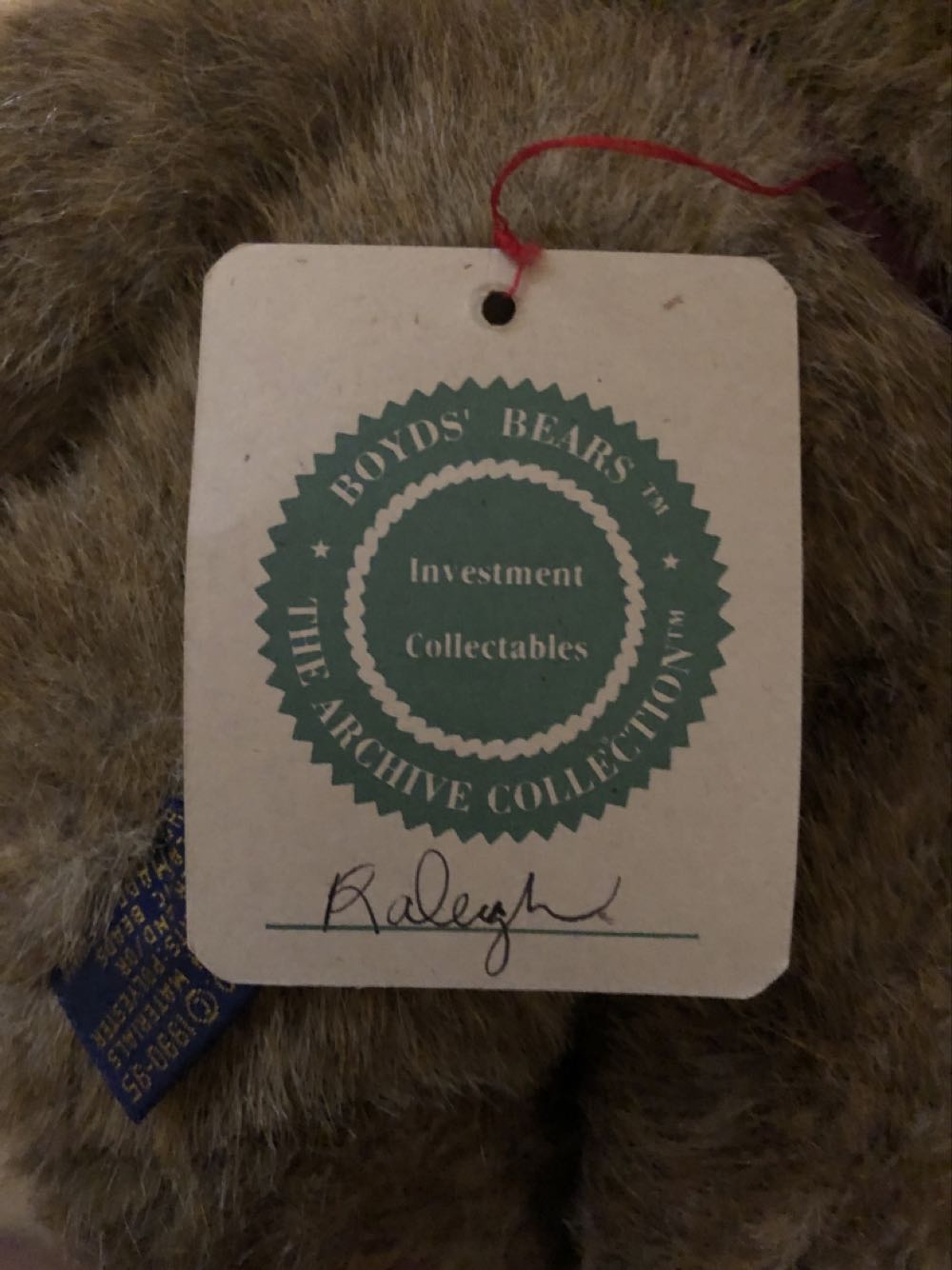 Raleigh  plush collectible - Main Image 2