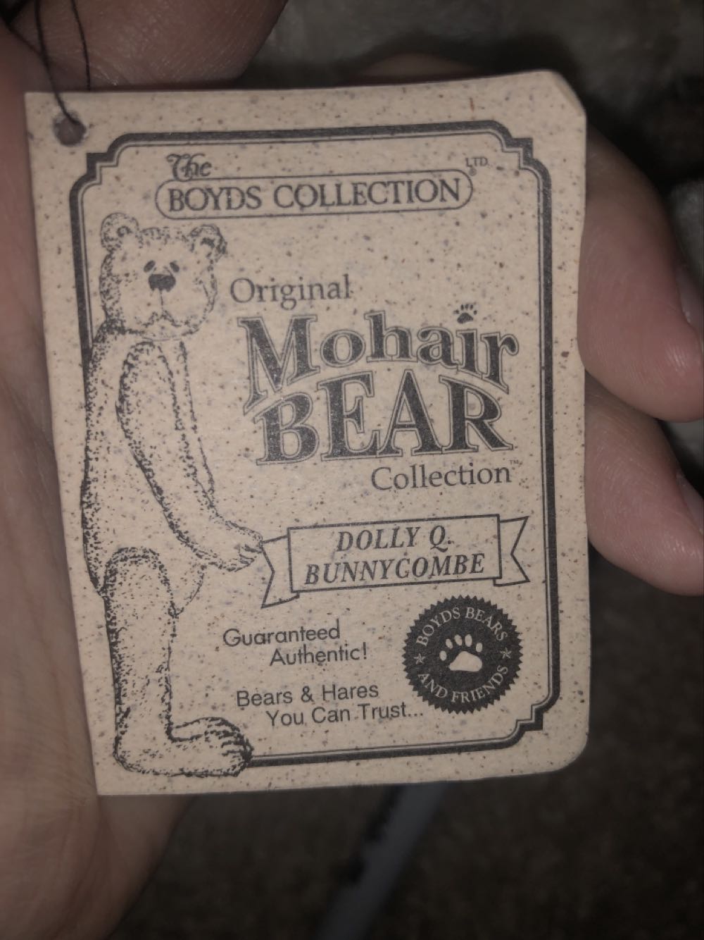 Dolly Q. Bunnycombe  plush collectible - Main Image 2