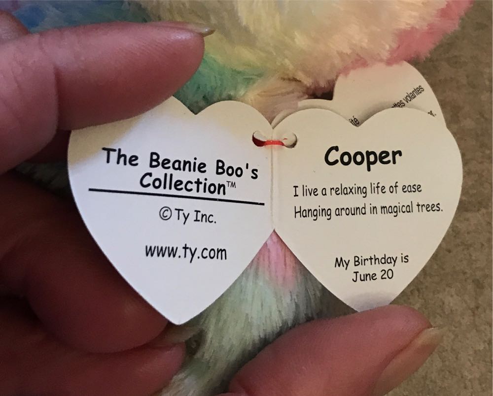 Cooper Unicorn Sloth  (United States) plush collectible [Barcode 008421363230] - Main Image 2