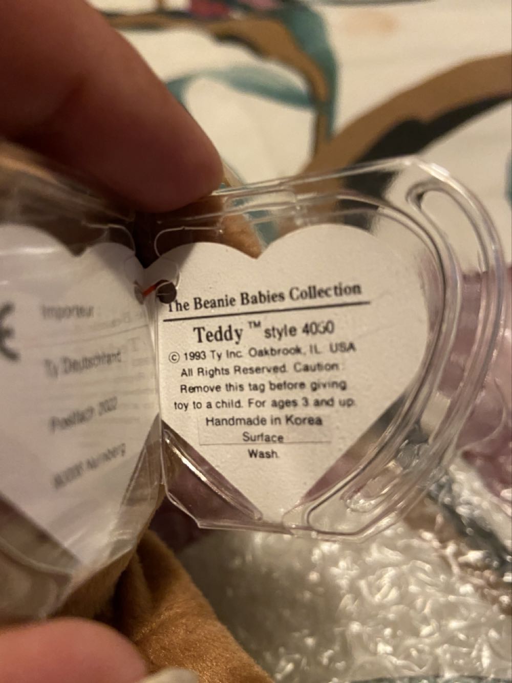 Teddy OF Brown German/Korean 2nd Gen  plush collectible - Main Image 2