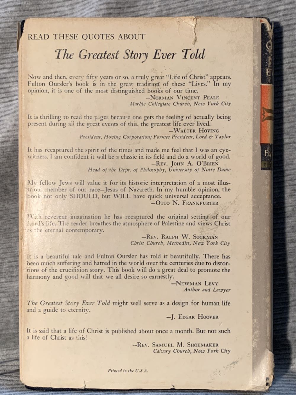 The Greatest Story Ever Told  plush collectible - Main Image 2