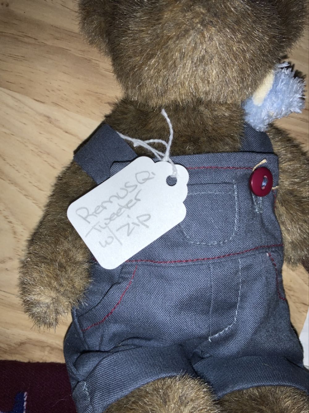 Remus Q. Tweeter With Zip  plush collectible - Main Image 2