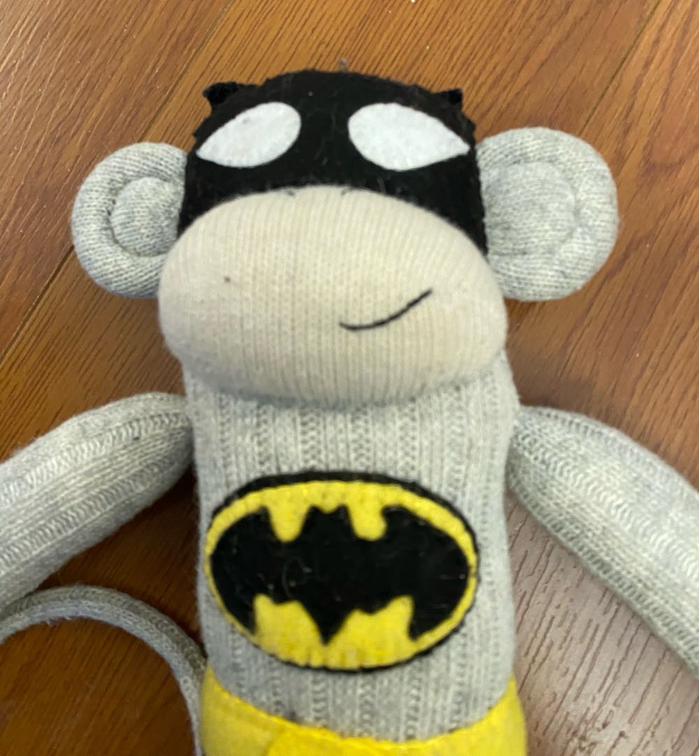 Sock Monkey Batman  plush collectible - Main Image 2