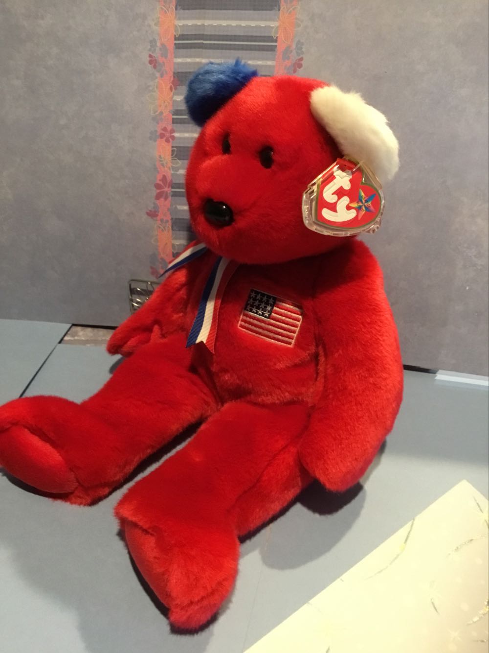 America The Beanie Buddy  (United States) plush collectible [Barcode 008421094691] - Main Image 4