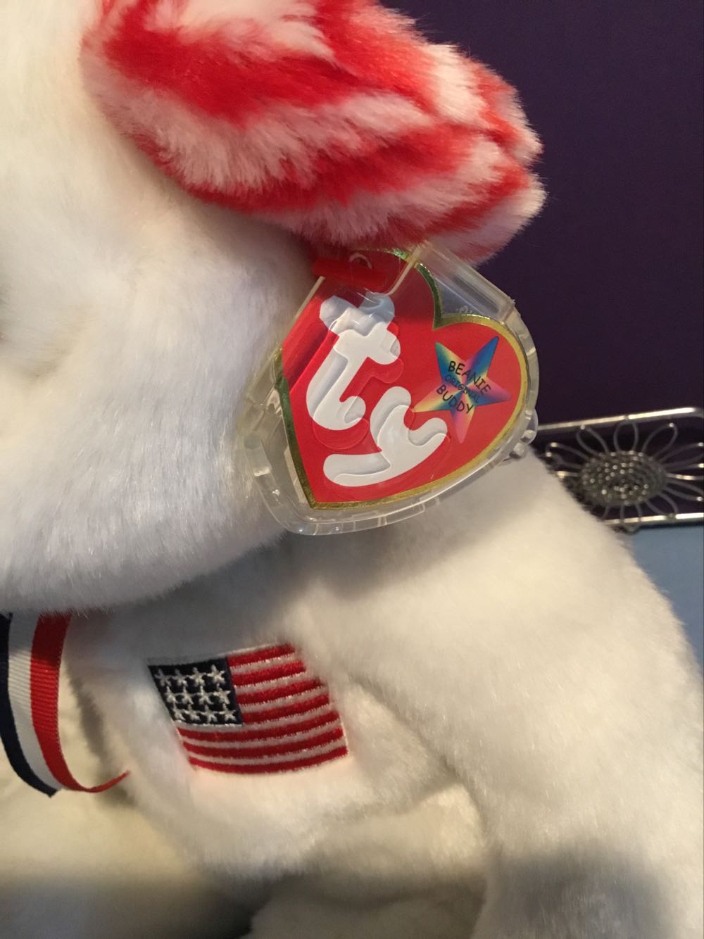 America The Beanie Buddy  (United States) plush collectible [Barcode 008421094691] - Main Image 2