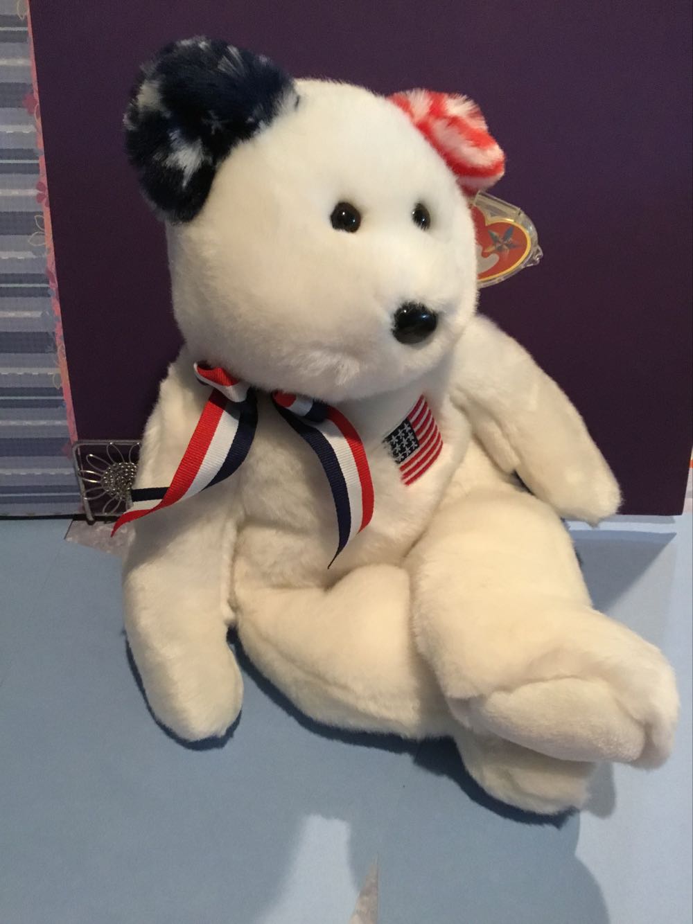 America The Beanie Buddy  (United States) plush collectible [Barcode 008421094691] - Main Image 4