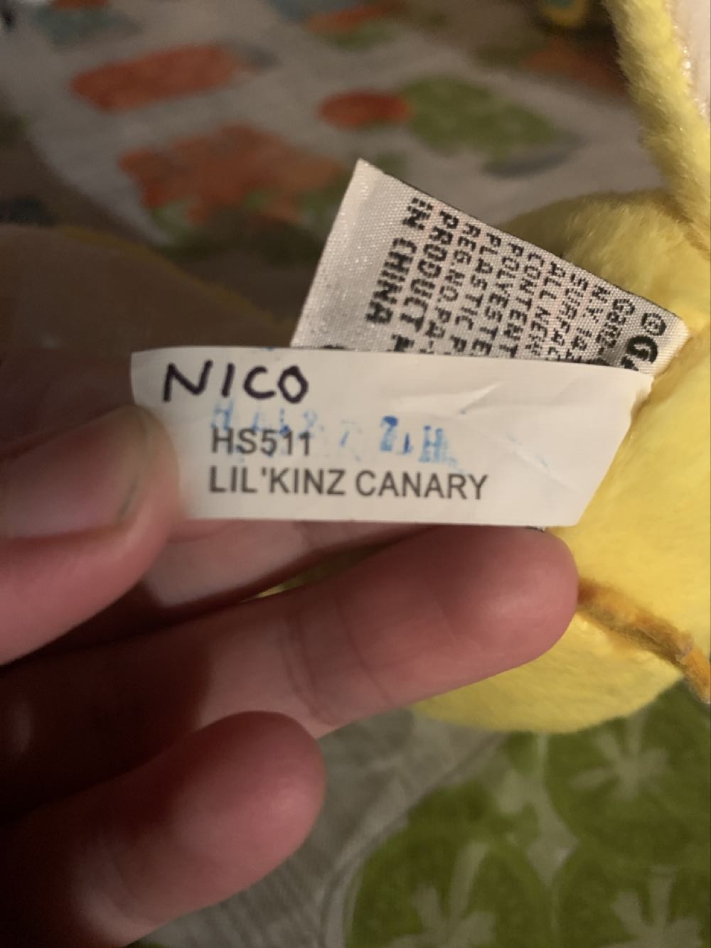 Webkinz Lil’ Kinz Canary  plush collectible - Main Image 4