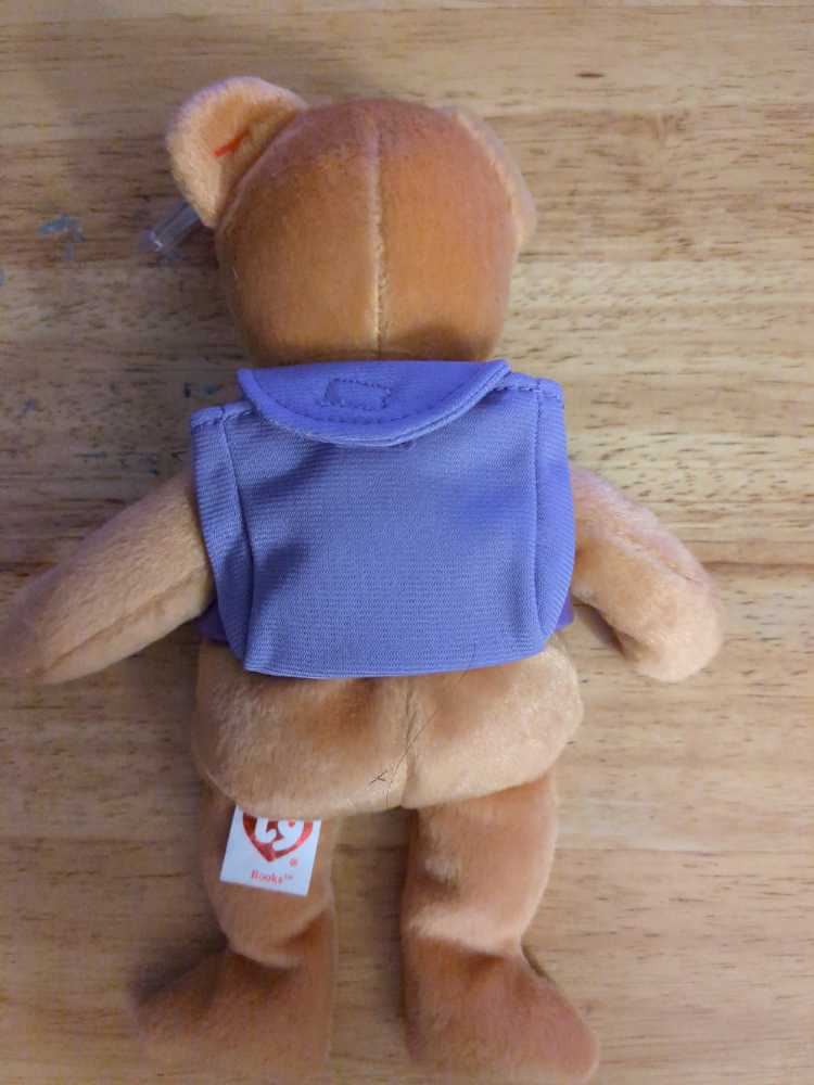 Books The Bear - Purple Backpack   (United States) plush collectible [Barcode 008421402663] - Main Image 2