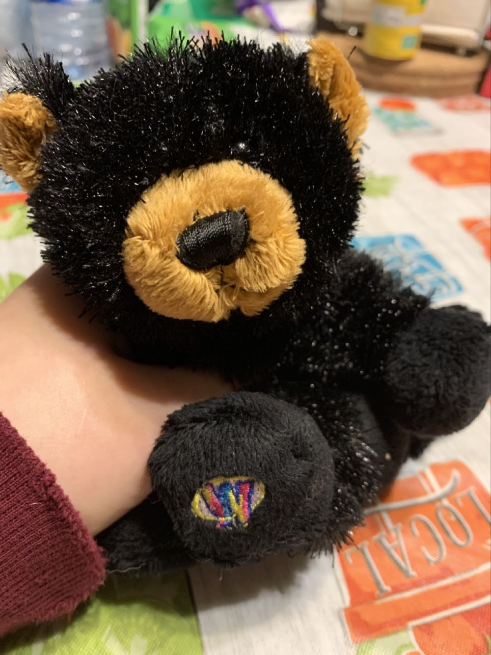 Webkinz Lil’ Kinz Black Bear  plush collectible - Main Image 3