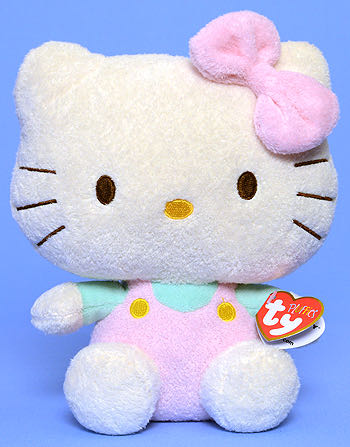 Ty Hello Kitty (pink jumper, mint shirt) (Canada) plush collectible - Main Image 1