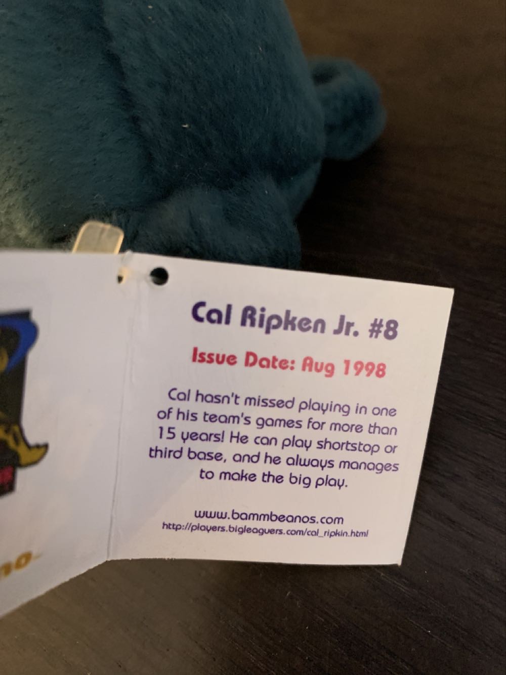 Bamm Beano # 8  plush collectible [Barcode 616132113008] - Main Image 3