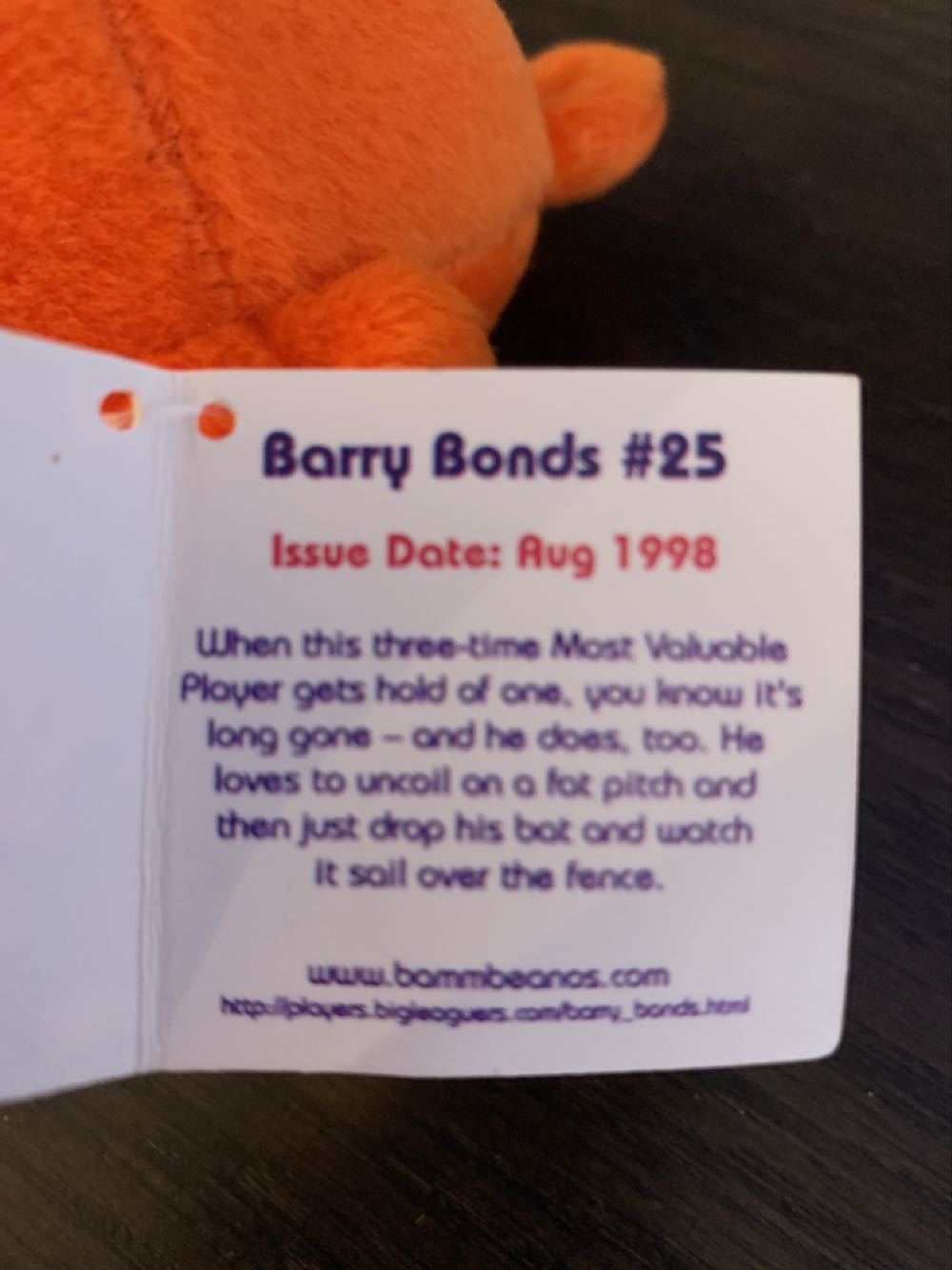 Bamm Beano # 25  plush collectible [Barcode 616132116009] - Main Image 3