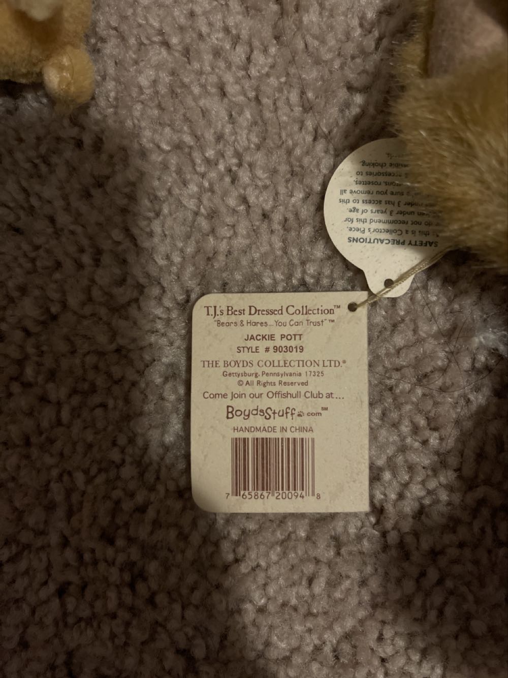 Jackie Pott  plush collectible - Main Image 2